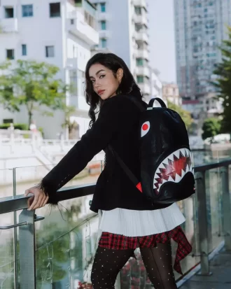 Mochila Big Bite Lucid Clear Shark Bite