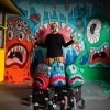 JORGE RODRIGUEZ, EL ARTISTA, COLABORACIÓN CON BOB SHARK, MOCHILA