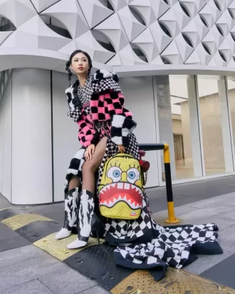 Mochila Bob Esponja Cuadrado a Cuadros Flex DLXSV