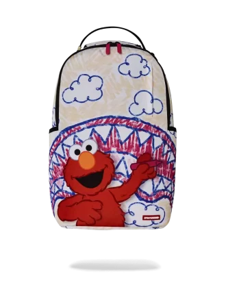 Mochila con dibujo de tiburón del mundo de Elmo