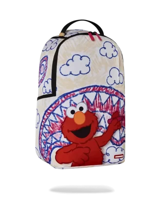 Mochila con dibujo de tiburón del mundo de Elmo