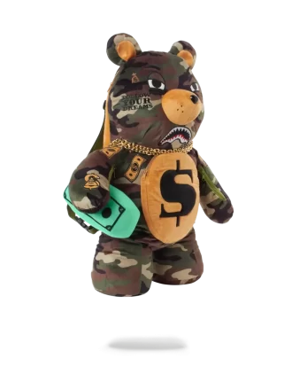 Mochila con forma de osito de peluche Moneybear