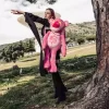 Mochila de osito de peluche de la Pantera Rosa: ¡Travesuras y travesuras!