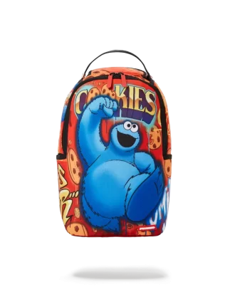 Mochila pequeña del Monstruo de las Galletas a la fuga
