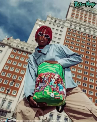 Mochila Rick y Morty: ¡Tienen agallas!