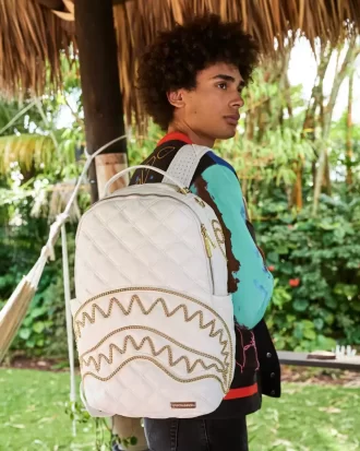 Mochila Riviera Le Blanc Gold Chain Shark (DLXV)