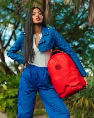 MOCHILA ROJA TIBURÓN DE HEAVY METAL (DLXV)