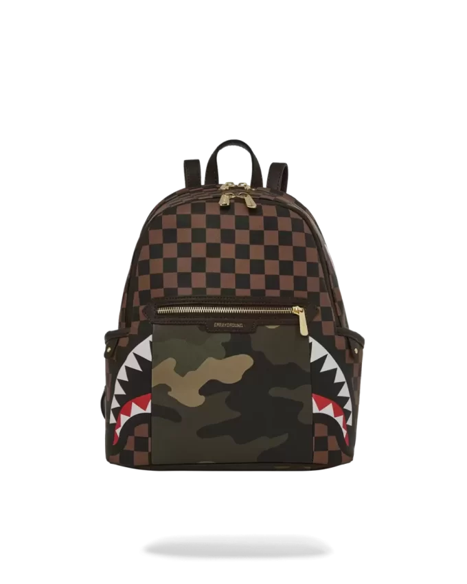 Mochila Savage Sharks in Paris con bolsillo exterior dorado con cremallera Mochila Savage Sharks in Paris con bolsillo exterior dorado con cremallera