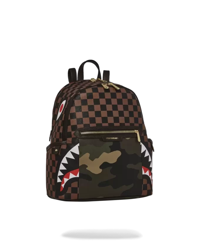 Mochila Savage Sharks in Paris con bolsillo exterior dorado con cremallera Mochila Savage Sharks in Paris con bolsillo exterior dorado con cremallera