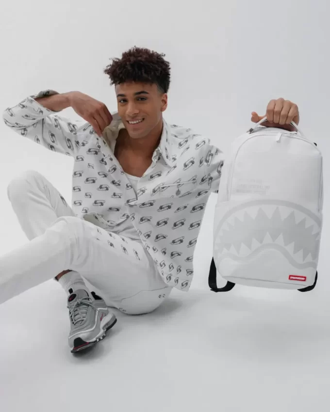 MOCHILA SHARK CENTRAL BLANCA/BLANCA (DLXV) MOCHILA SHARK CENTRAL BLANCA/BLANCA (DLXV)