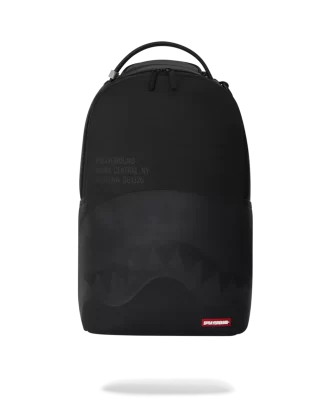 MOCHILA SHARK CENTRAL (NEGRO SOBRE NEGRO) (DLXV)