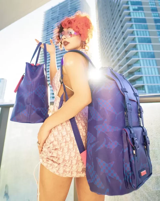Mochila Shark Check (azul) Hills Mochila Shark Check (azul) Hills