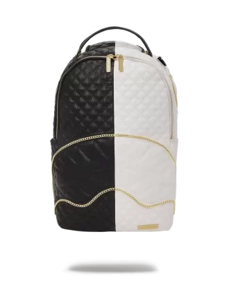 MOCHILA SHARK CON QUILTADO DIVIDIDO LEVELED UP (DLXV)