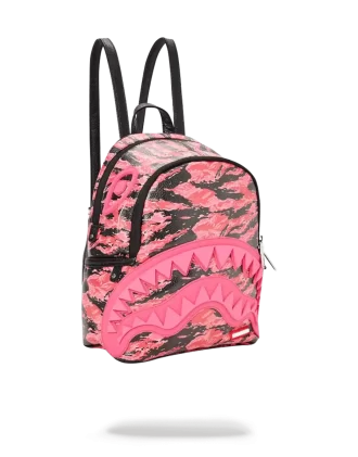 Mochila Sharkmouth Savage con camuflaje de tigre rosa