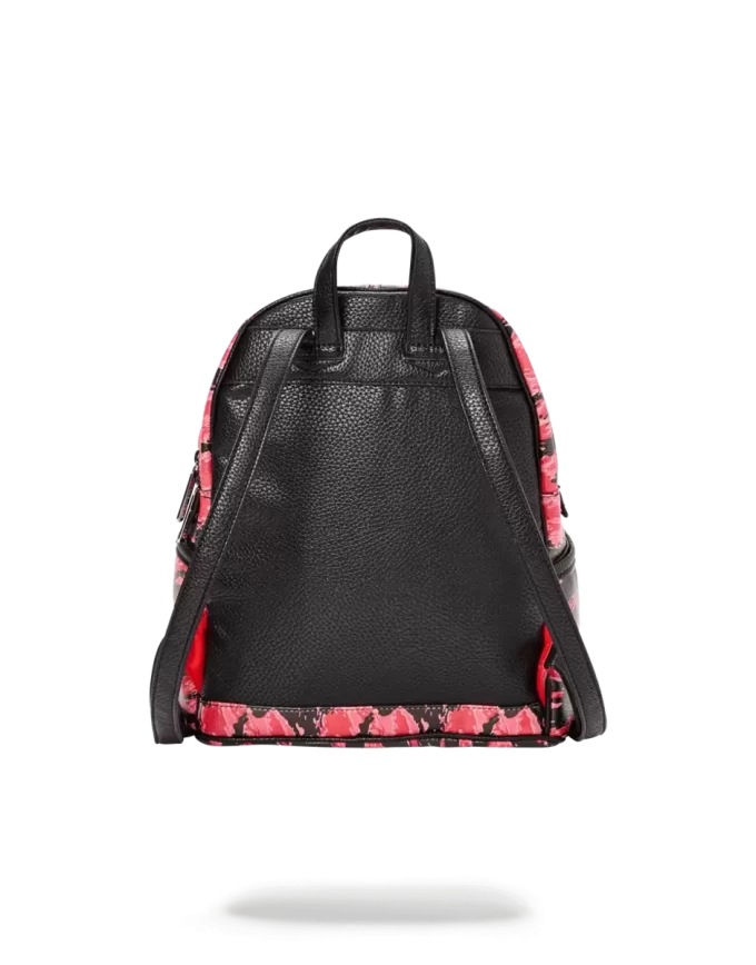 Mochila Sharkmouth Savage con camuflaje de tigre rosa Mochila Sharkmouth Savage con camuflaje de tigre rosa