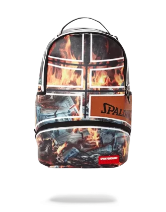 Mochila Spalding X Sprayground Fire Money