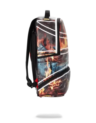 Mochila Spalding X Sprayground Fire Money
