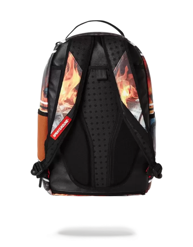 Mochila Spalding X Sprayground Fire Money Mochila Spalding X Sprayground Fire Money