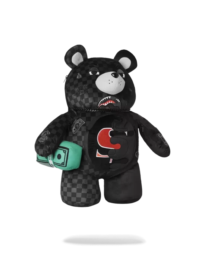 Mochila Speed Shark Side Swipe MoneyBear con osito de peluche Mochila Speed Shark Side Swipe MoneyBear con osito de peluche