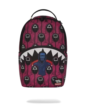 Mochila SQUID GAME COLLAB FRONT MAN & PINK GUARD SHARKS