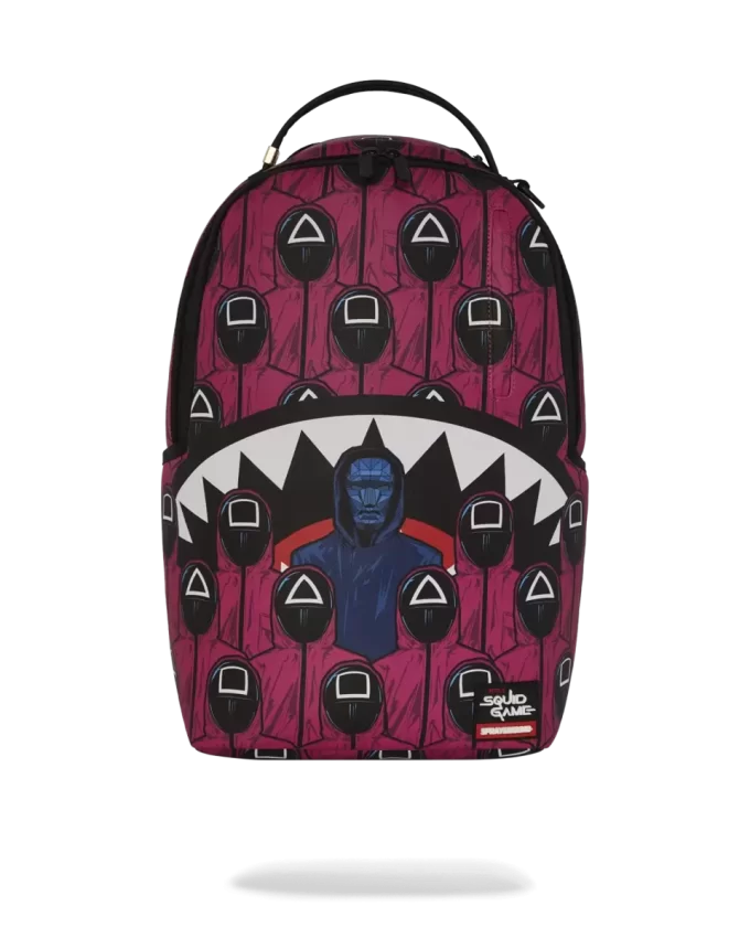 Mochila SQUID GAME COLLAB FRONT MAN & PINK GUARD SHARKS Mochila SQUID GAME COLLAB FRONT MAN & PINK GUARD SHARKS