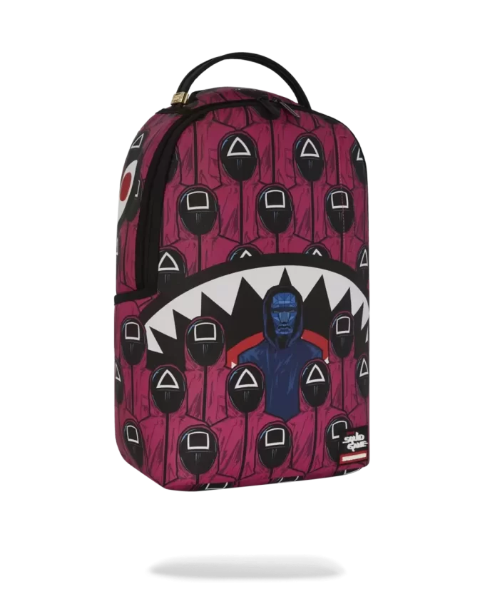 Mochila SQUID GAME COLLAB FRONT MAN & PINK GUARD SHARKS Mochila SQUID GAME COLLAB FRONT MAN & PINK GUARD SHARKS