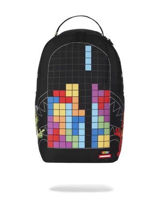 Mochila Tetris con Diablo y Oso de Dinero