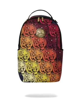 Mochila Tiger Roar chapada en oro