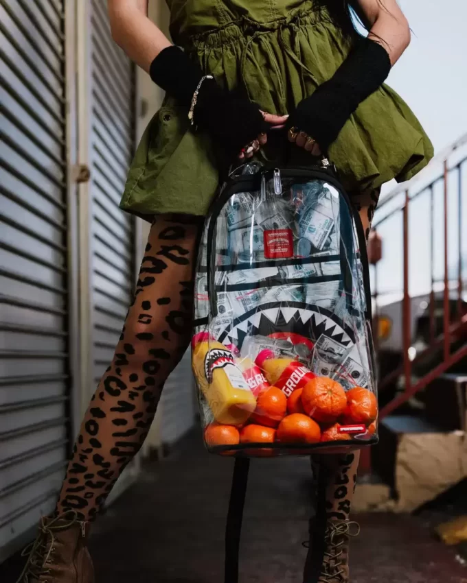 MOCHILA TRANSPARENTE – MONEY CHOMP MOCHILA TRANSPARENTE – MONEY CHOMP