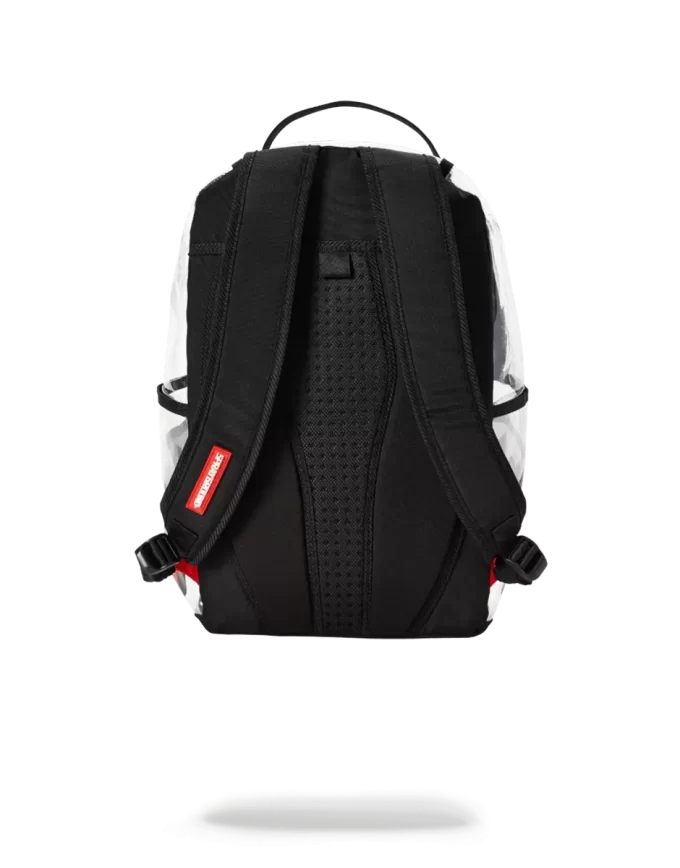 Mochila transparente Shark de doble carga lateral con visión 20/20 Mochila transparente Shark de doble carga lateral con visión 20/20