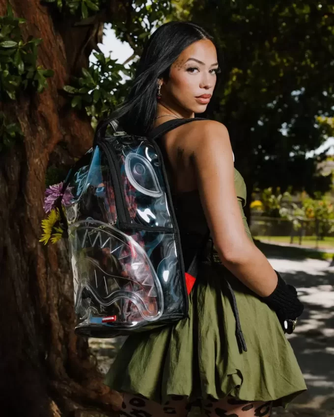 MOCHILA TRANSPARENTE – TIBURONES EN PARÍS OSO MOCHILA TRANSPARENTE – TIBURONES EN PARÍS OSO