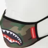 MÁSCARA AJUSTADA CON CAMUFLAJE DE BOCA DE TIBURÓN MÁSCARA AJUSTADA CON CAMUFLAJE DE BOCA DE TIBURÓN