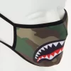 MÁSCARA AJUSTADA CON CAMUFLAJE DE BOCA DE TIBURÓN MÁSCARA AJUSTADA CON CAMUFLAJE DE BOCA DE TIBURÓN