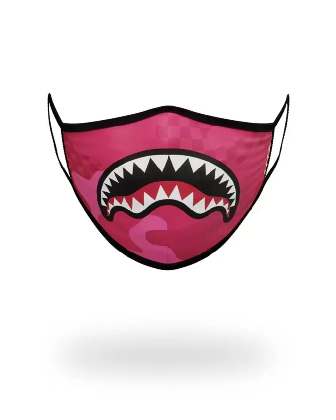MÁSCARA AJUSTADA DE TIBURÓN ANIME ROSA MÁSCARA AJUSTADA DE TIBURÓN ANIME ROSA