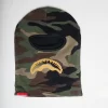 MÁSCARA DE ESQUÍ CON BOCA DE TIBURÓN DE PUNTO DORADO