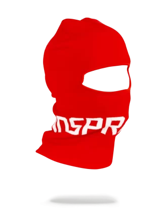 MÁSCARA DE ESQUÍ CON LOGOTIPO ROJO EN AEROSOL