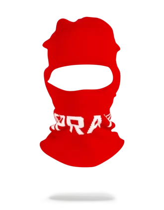 MÁSCARA DE ESQUÍ CON LOGOTIPO ROJO EN AEROSOL