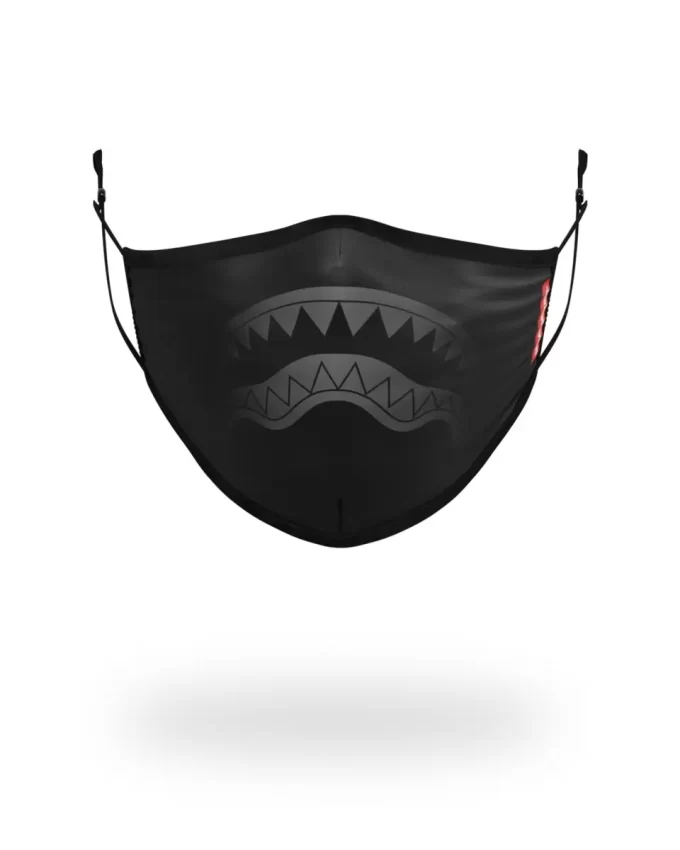 MÁSCARA FACIAL AJUSTADA PARA ADULTOS CON DISEÑO DE TIBURÓN DE MEDIANOCHE MÁSCARA FACIAL AJUSTADA PARA ADULTOS CON DISEÑO DE TIBURÓN DE MEDIANOCHE