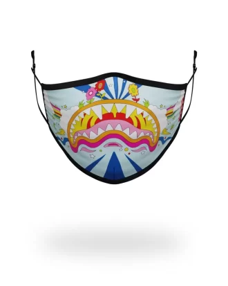 MÁSCARA FACIAL AJUSTADA PARA ADULTOS CON DISEÑO DE TIBURÓN GENIAL