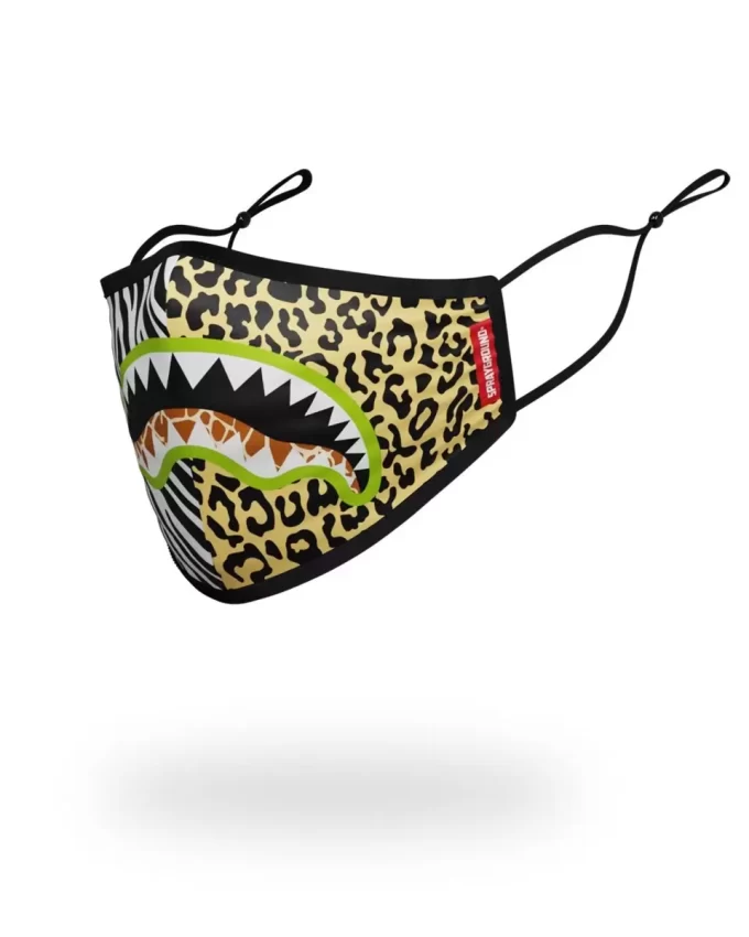 MÁSCARA FACIAL AJUSTADA PARA ADULTOS CON DISEÑO DE TIBURÓN SAFARI MÁSCARA FACIAL AJUSTADA PARA ADULTOS CON DISEÑO DE TIBURÓN SAFARI