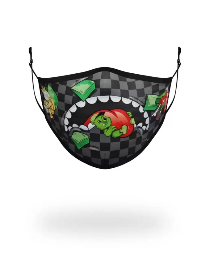 MÁSCARA FACIAL AJUSTADA PARA ADULTOS DE SHARK SQUAD MÁSCARA FACIAL AJUSTADA PARA ADULTOS DE SHARK SQUAD