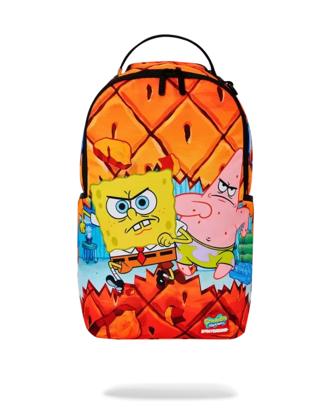 ¡NO TOQUES LA MOCHILA DLXSR DE BOB ESPONJA! ¡NO TOQUES LA MOCHILA DLXSR DE BOB ESPONJA!