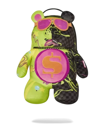 OSO DE PELUCHE SLIME DIME MONEYBEAR EN LA MOCHILA