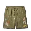 PANTALÓN CORTO DE PUNTO CON SALPICADURAS DE PINTURA (VERDE) PANTALÓN CORTO DE PUNTO CON SALPICADURAS DE PINTURA (VERDE)