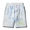 PANTALÓN CORTO DE PUNTO TIE DYE (AZUL) PANTALÓN CORTO DE PUNTO TIE DYE (AZUL)