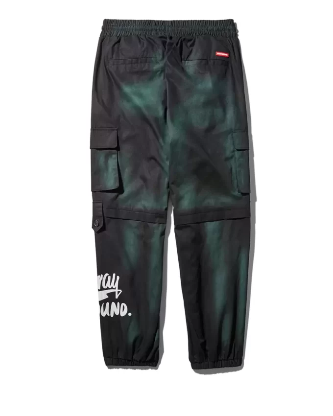 Pantalón deportivo cargo con estampado tie-dye del ejército Pantalón deportivo cargo con estampado tie-dye del ejército