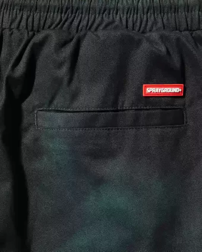 Pantalón deportivo cargo con estampado tie-dye del ejército Pantalón deportivo cargo con estampado tie-dye del ejército