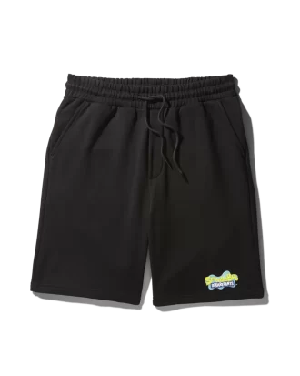 PANTALONES CORTOS DE PUNTO DE BOB ESPONJA (NEGROS)