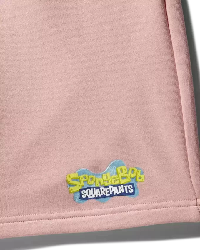 PANTALONES CORTOS DE PUNTO DE BOB ESPONJA (ROSA) PANTALONES CORTOS DE PUNTO DE BOB ESPONJA (ROSA)