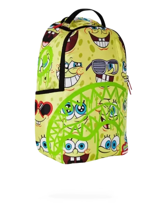 PATRÓN DE CARA DE BOB ESPONJA CON PINTURA EN AEROSOL